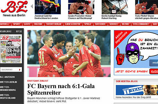 Die Bayern im Torrausch: Lesen Sie hier die Pressestimmen nach dem 6:1-Knaller gegen Stuttgart