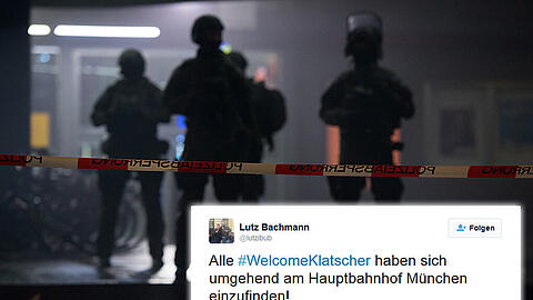 PEGIDA-Gründer Lutz Bachmann schockierte mit seinem geschmacklosen Tweet zum Terror-Alarm in München.