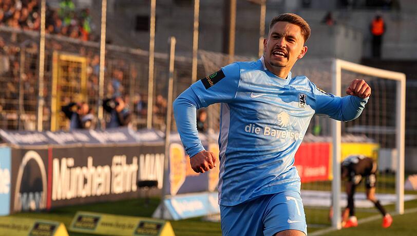 Bejubelte sein 2:0 gegen den SV Sandhausen: Julian Guttau. Bejubelte sein 2:0 gegen den SV Sandhausen: Julian Guttau.