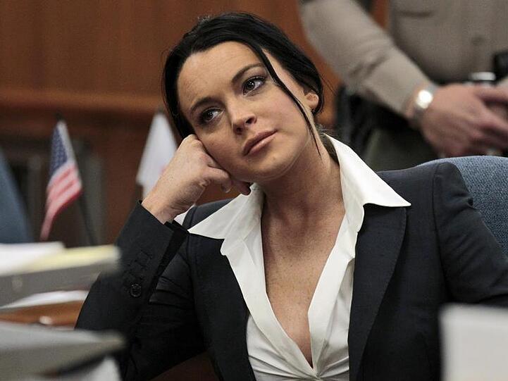 Lindsay Lohan vor Gericht.