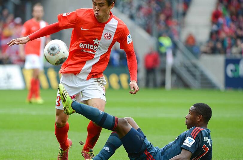 David Alaba: Note 3. Guter Linksschuss (10.), knapp vorbei. Top-Flanke auf Mandzukic (54.). Einige Sorgen hinten links mit dem schnellen Nicolai Müller.