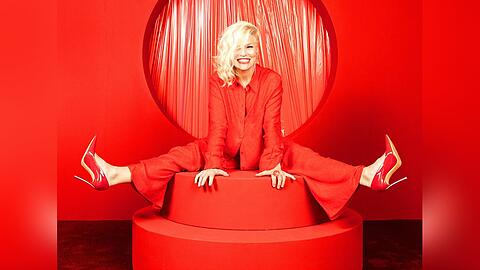 Ihre Energie steckt an: Ina Müller