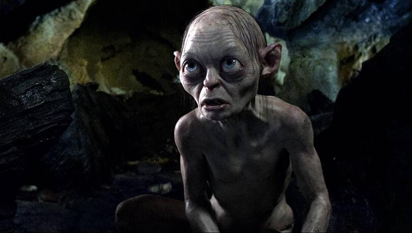 Andy Serkis wird für einen neuen Film aus der "Herr der Ringe"-Welt einmal mehr in die Rolle seiner ikonischen Figur Gollum schlüpfen - hier zu sehen in "Der Hobbit: Eine unerwartete Reise" (2012).