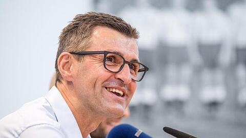 Michael Köllner, Trainer des TSV 1860 München. Foto: Matthias Balk/dpa