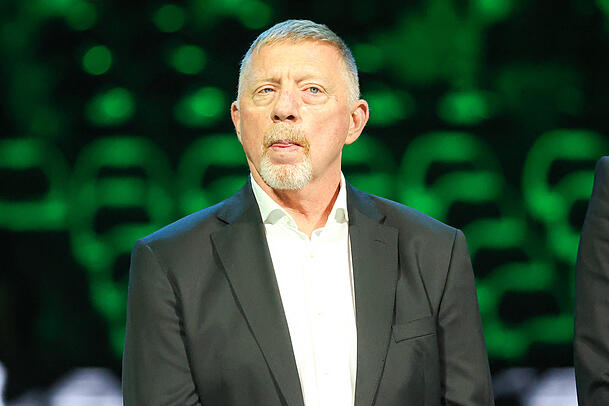 Lobte Youngster Lennart Karl: Tennis-Legende Boris Becker. Lobte Youngster Lennart Karl: Tennis-Legende Boris Becker.