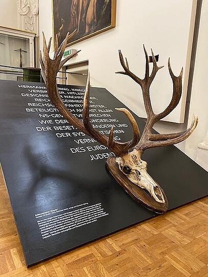 Görings Matador: seinerzeit "weltstärkster Hirsch", erlegt in Ostpreußen.