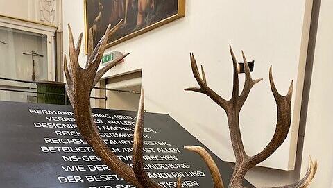 Görings Matador: seinerzeit "weltstärkster Hirsch", erlegt in Ostpreußen. Görings Matador: seinerzeit "weltstärkster Hirsch", erlegt in Ostpreußen.