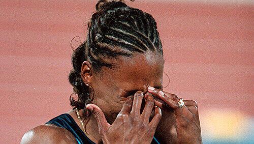 Dopingsünderin Marion Jones. Dopingsünderin Marion Jones.