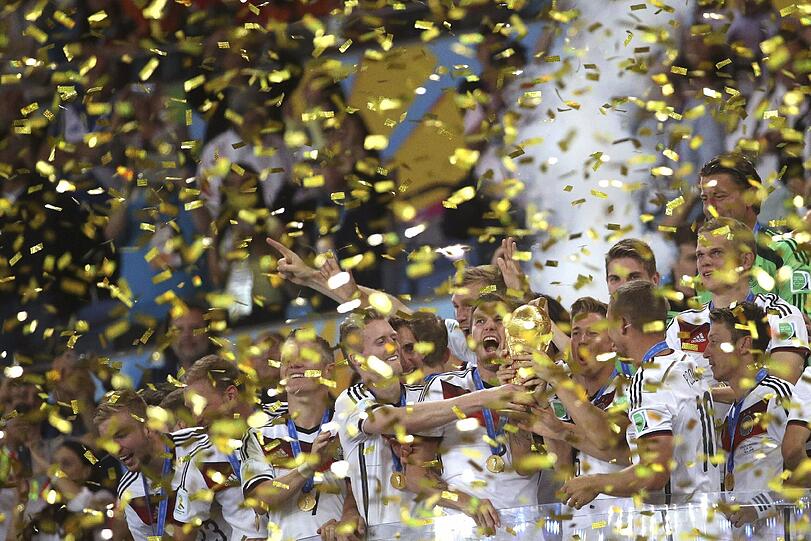 Die Feier-Bilder der WM-Helden.