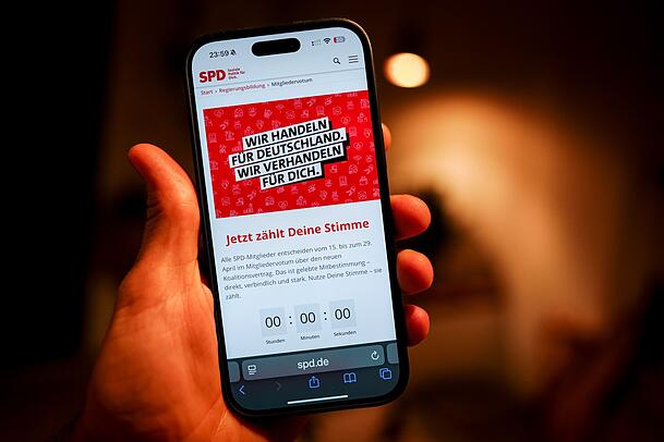 15 Tage hatten die SPD-Mitglieder Zeit, über den Koalitionsvertrag abzustimmen. (Symbolbild)