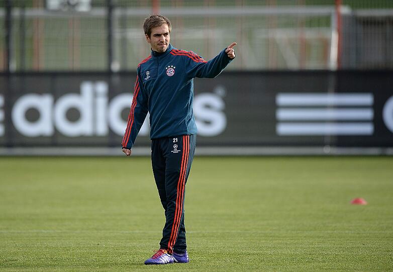Kapitän Philipp Lahm dürfte am Dienstag wieder zu Verfügung stehen