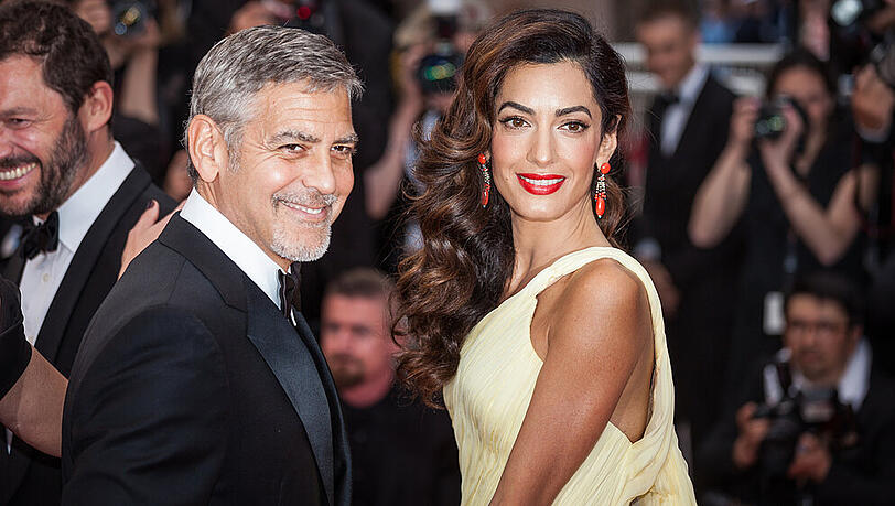 George und Amal Clooney sind seit 2014 verheiratet George und Amal Clooney sind seit 2014 verheiratet