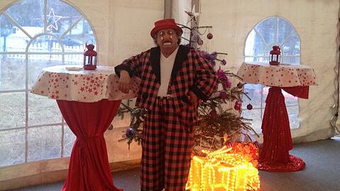 Joschi Frank als Clown- momentan hat er wenig zu lachen.