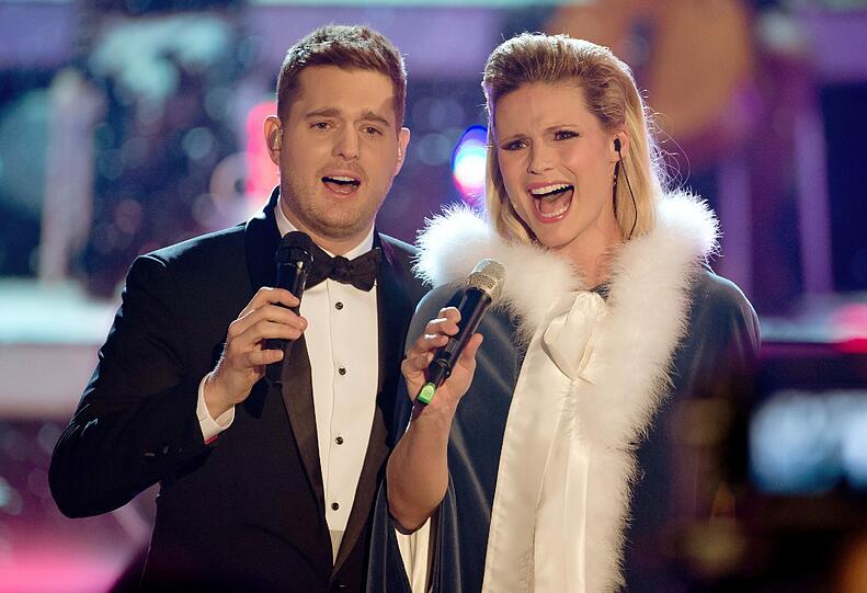 Michael Bublé und Michelle Hunziker.