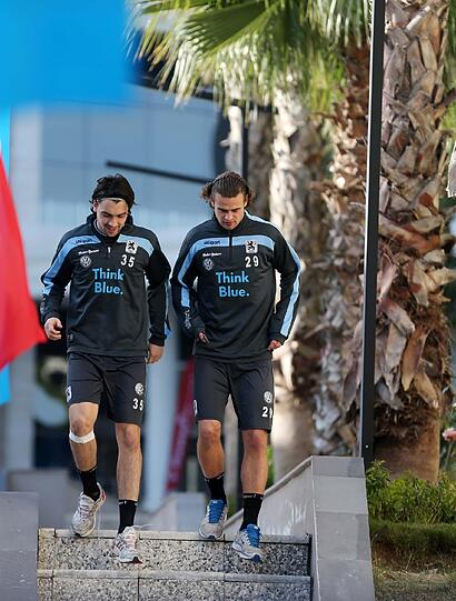 Die Bilder von der Vormittagseinheit am zweiten Tag des Trainingslagers.