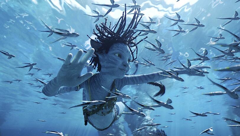 Ein Leben im Einklang der Natur - das ist die Vision von "Avatar The Way of Water". Ein Leben im Einklang der Natur - das ist die Vision von "Avatar The Way of Water".