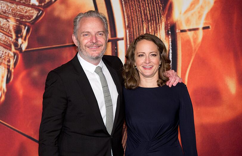 Der Regisseur Francis Lawrence und die Produzentin Nina Jacobson.