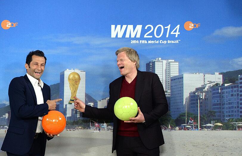 Der Experten-Duo des ZDF bei der WM: Hasan Salihamidzic (l.) und Oliver Kahn.
