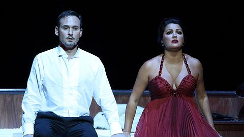 Anna Netrebko und Mariusz Kwiecien in "Eugen Onegin".