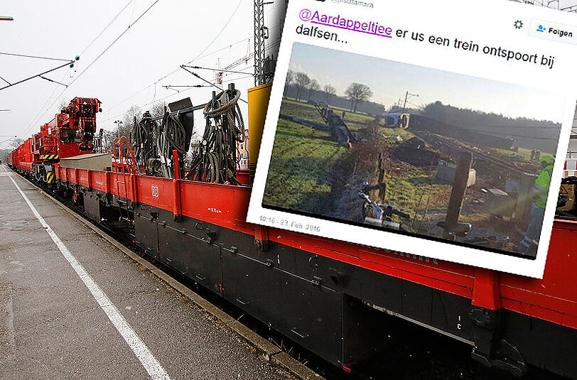 In Holland kam es am Dienstag in der Früh zu einem schweren Zugunglück. (Symbolbild)