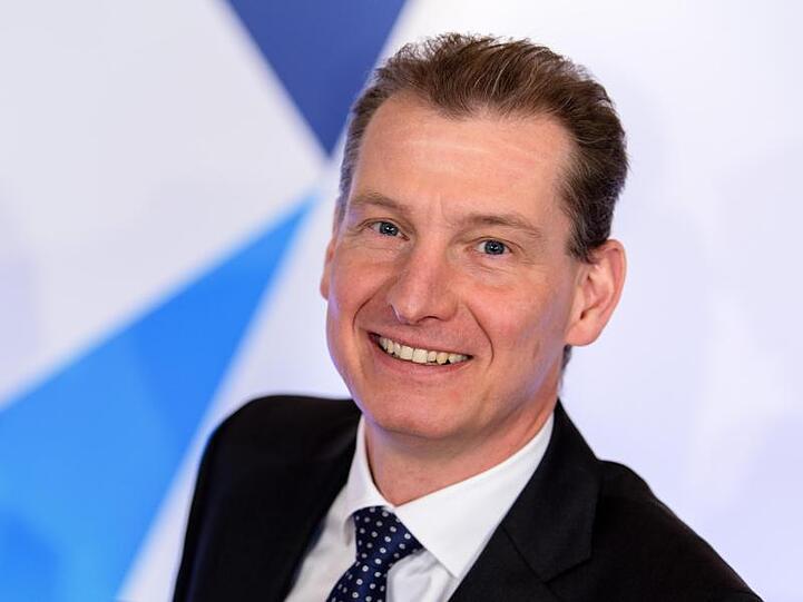 Markus Wiegelmann, Finanzvorstand der BayernLB. Foto: Matthias Balk/Archivbild