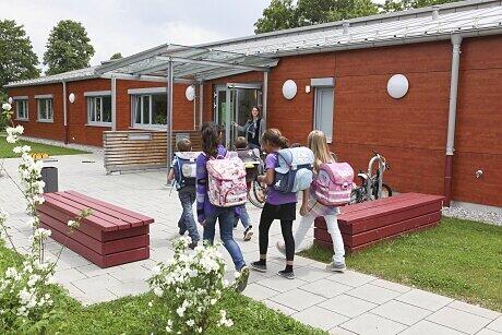 Der Eingang zum Kinder- und Jugendhaus der Johanniter.