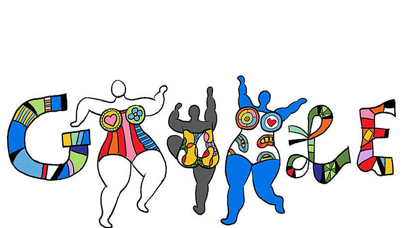 29. Oktober 2014: Zum 84. Geburtstag von Niki de Saint Phalle ehrt Google die berühmten Nanas 29. Oktober 2014: Zum 84. Geburtstag von Niki de Saint Phalle ehrt Google die berühmten Nanas