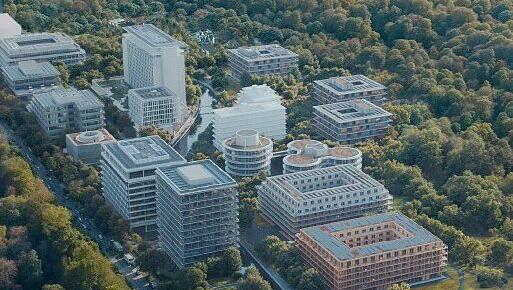 Jahrelang herrschte im Tucherpark Leerstand. Jetzt werden die Gebäude umgebaut. Auch neuer Wohnraum entsteht. Jahrelang herrschte im Tucherpark Leerstand. Jetzt werden die Gebäude umgebaut. Auch neuer Wohnraum entsteht.