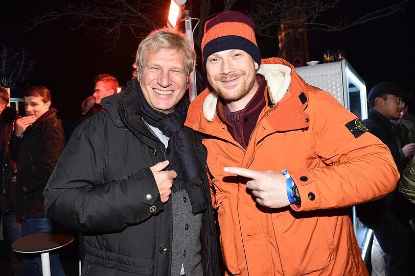 Gerhard Leinauer und Danny aus den Birken.