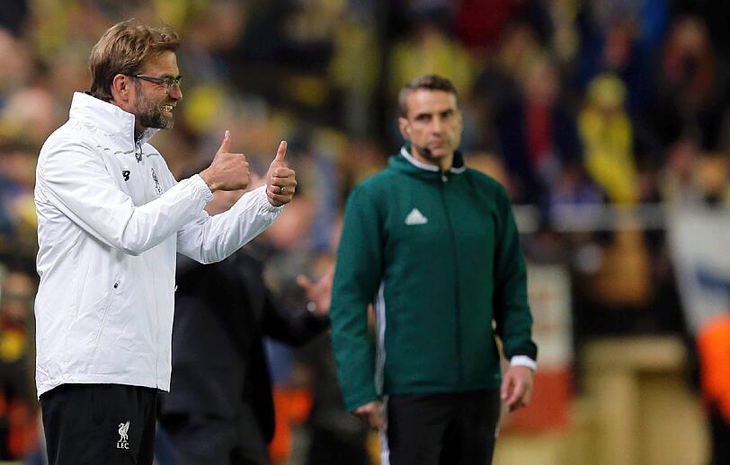 Jürgen Klopp beim Hinspiel im Europa-League-Halbfinale beim FC Villarreal.