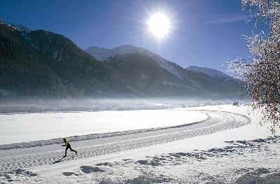 Loipenzauber bei Goms im Wallis