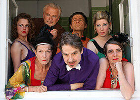 Eine bunt gemischte Truppe.