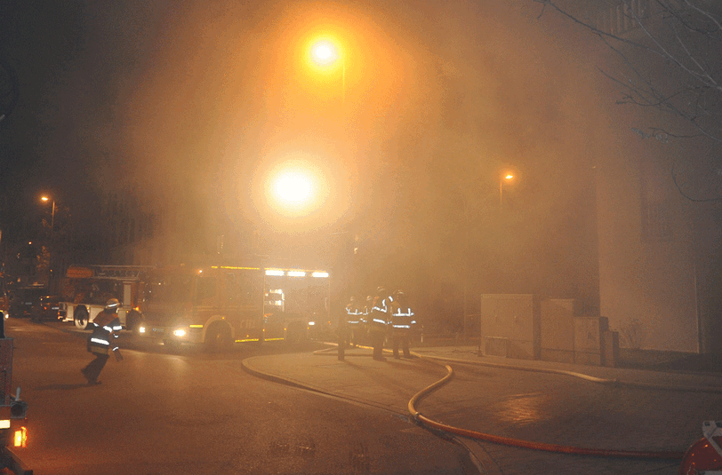 Feuerwehreinsatz am Heiligen Abend am Eisnergutbogen.