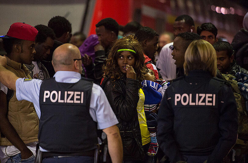 Ankunft am späten Montagabend. Mit Zügen aus Italien und Österreich kamen rund 260 neue Flüchtlinge in München an.