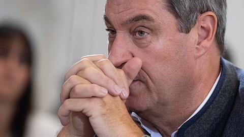 Hat mit den niedrigsten Umfragewerten seiner Partei seit mehr als eineinhalb Jahren zu kämpfen: Markus Söder (CSU).