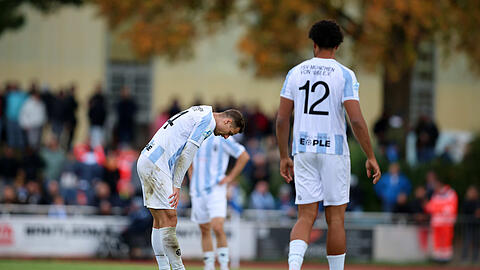 Nach dem 1:1 des TSV 1860 in Illertissen entt&auml;uscht: Kapit&auml;n Dennis Dressel.