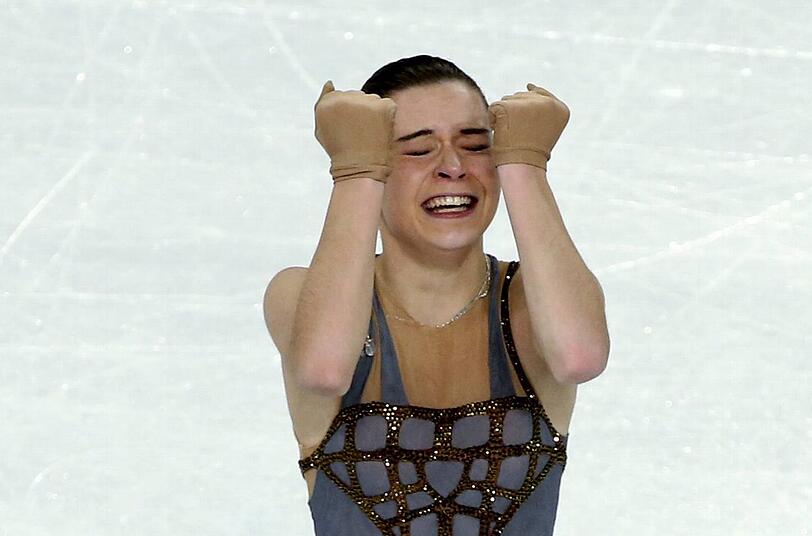 Tolle Kür und eine etwas zu tolle Bewertung: Die Siegerin Adelina Sotnikova