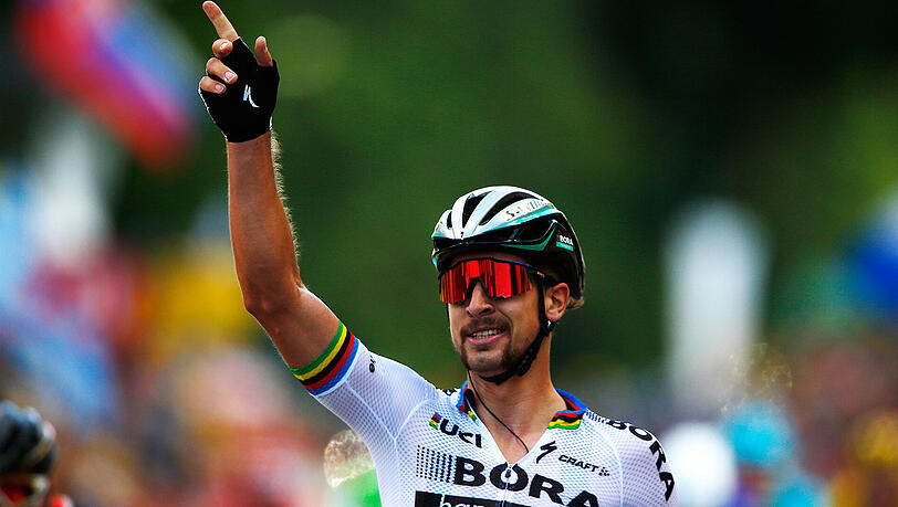 Gewann die dritte Etappe der Tour: Peter Sagan. Gewann die dritte Etappe der Tour: Peter Sagan.