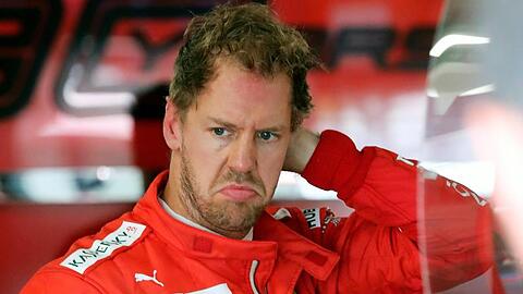 Wieder nichts: Auch in seinem fünften Ferrari-Jahr reichte es für Sebastian Vettel nicht zum WM-Titel.