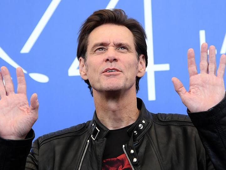 Lasst das Leben laufen: Jim Carrey in Venedig 2017.