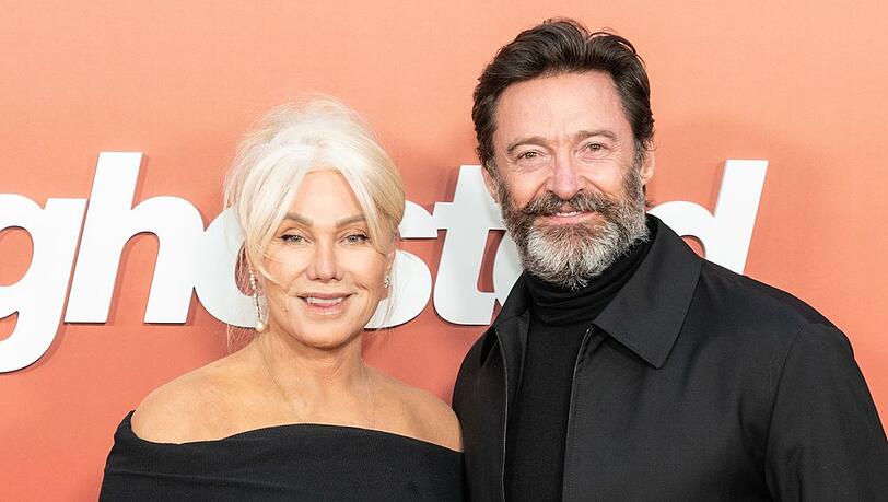 Deborra-Lee Furness und Hugh Jackman auf einer Premiere im April 2023.