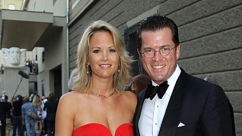 Ein Bild aus glücklicheren Tagen: Karl-Theodor zu Guttenberg und seine Frau Stephanie.