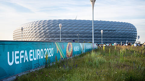 Die Allianz Arena, die während der EM "Fußball Arena München" heißt.