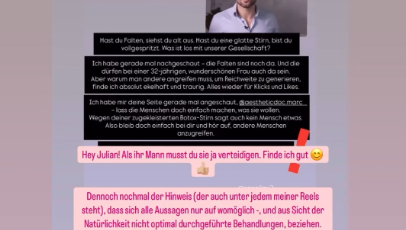 Auf Instagram nimmt das Drama seinen Lauf. Der Münchner Beauty-Doc Marc Geldmacher ist im Visier von Julian Engels, dem Mann von Sängerin Sarah Engels. Auf Instagram nimmt das Drama seinen Lauf. Der Münchner Beauty-Doc Marc Geldmacher ist im Visier von Julian Engels, dem Mann von Sängerin Sarah Engels.