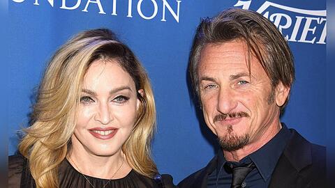 Madonna und Ex-Ehemann Sean Penn 2016 bei einem Benefizkonzert.