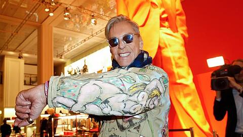 Wolfgang Joop auf der Party "Van Laack Meisterwerk-Kollektion by Wolfgang Joop" im Berliner KaDeWe.