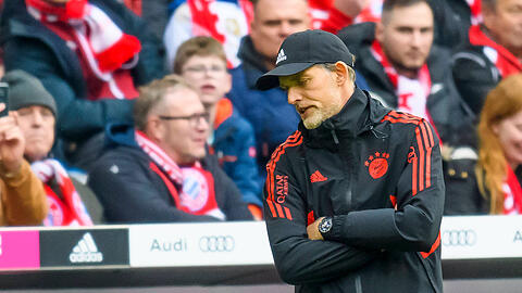 GER, DFB, FC Bayern Muenchen vs. TSG 1899 Hoffenheim / 15.04.2023, Allianz Arena, Muenchen, GER, DFB, FC Bayern Muenchen vs. TSG 1899 Hoffenheim, im Bild Thomas Tuchel Cheftrainer FC Bayern *** GER, DFB, FC Bayern Muenchen vs TSG 1899 Hoffenheim 15 04 2023, Allianz Arena, Munich, GER, DFB, FC Bayern Muenchen vs TSG 1899 Hoffenheim, in picture Thomas Tuchel head coach FC Bayern nordphotoxGmbHx/xStraubmeier nph00004