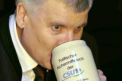 Veträgt heute weniger Maß, als früher: Horst Seehofer.