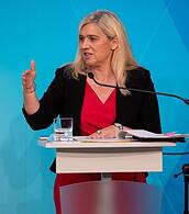 Melanie Huml (CSU), Gesundheitsministerin von Bayern, spricht. Foto: Sven Hoppe/dpa/Archivbild