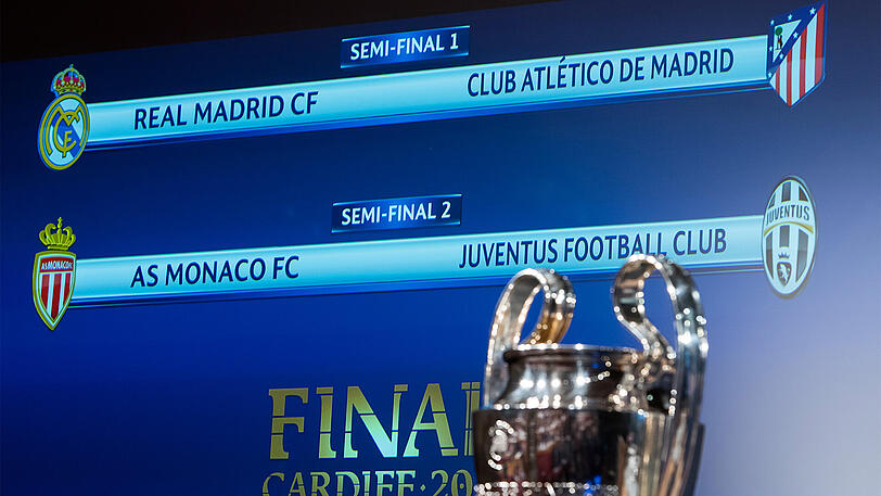 Die Halbinal-Paarungen der Champions League 2017 wurden am Freitag in Nyon ausgelost.